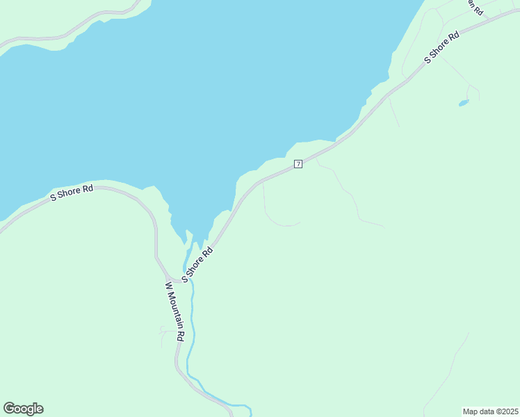 map of restaurants, bars, coffee shops, grocery stores, and more near 3318 South Shore Road in Hadley