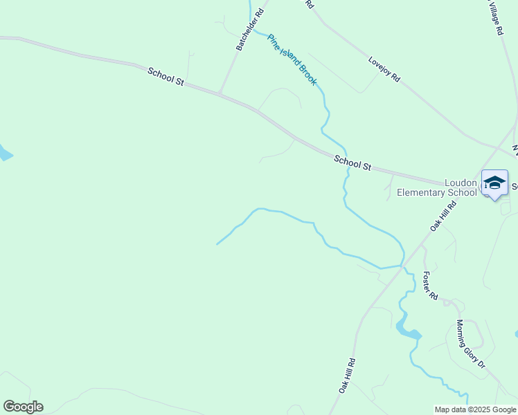 map of restaurants, bars, coffee shops, grocery stores, and more near 7171 School Street in Loudon