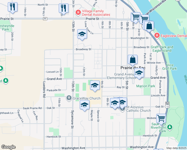 207 10th Street Circle, Prairie du Sac WI Walk Score