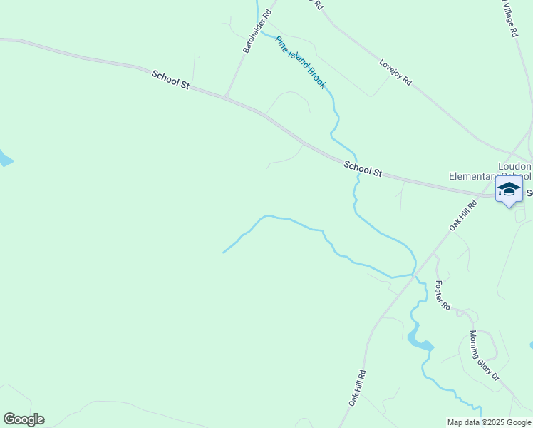 map of restaurants, bars, coffee shops, grocery stores, and more near 7171 School Street in Loudon
