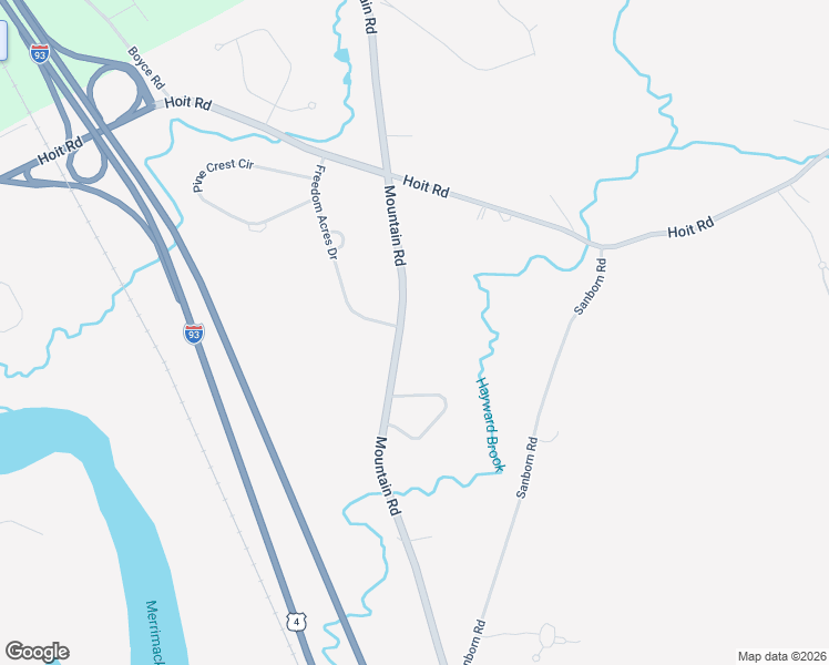 map of restaurants, bars, coffee shops, grocery stores, and more near 486 Mountain Road in Concord