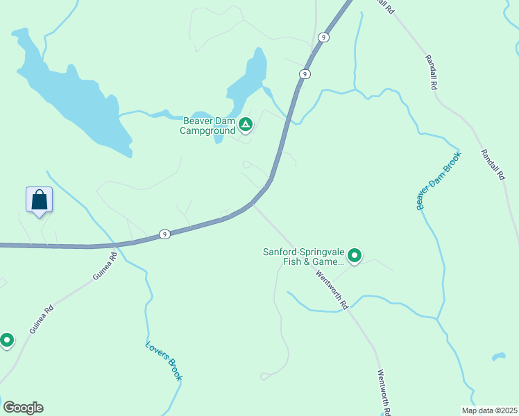 map of restaurants, bars, coffee shops, grocery stores, and more near 523 School Street in Berwick