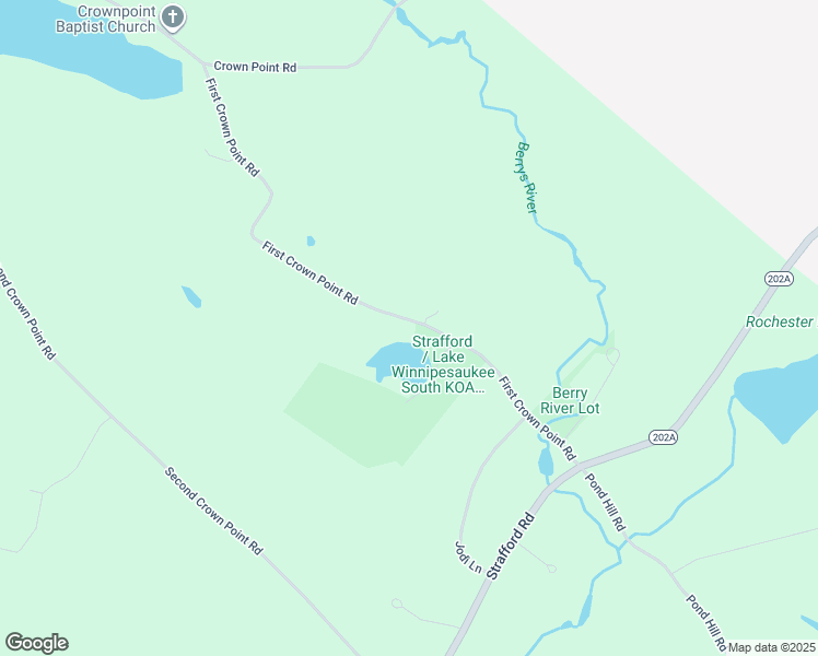 map of restaurants, bars, coffee shops, grocery stores, and more near 100 First Crown Point Road in Strafford