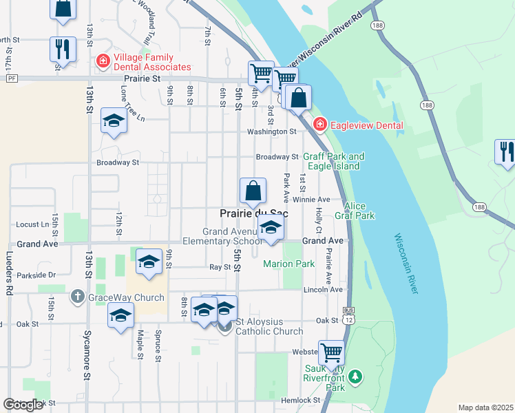296 4th Street, Prairie du Sac WI Walk Score