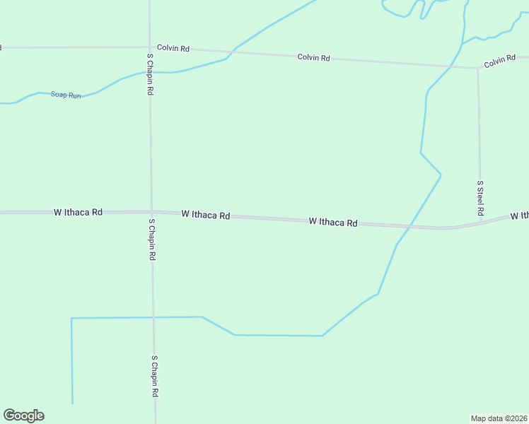 map of restaurants, bars, coffee shops, grocery stores, and more near 19650 West Ithaca Road in Brant