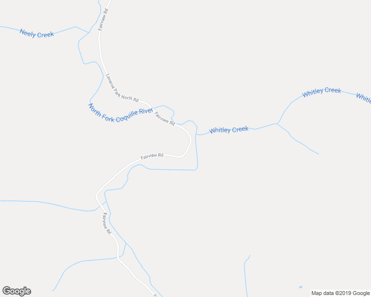 map of restaurants, bars, coffee shops, grocery stores, and more near 63570 Fairview Road in Coquille