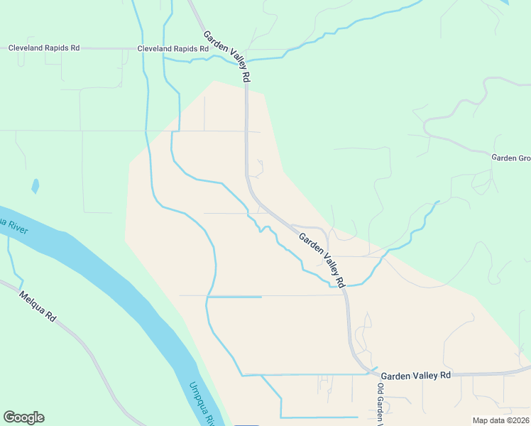map of restaurants, bars, coffee shops, grocery stores, and more near 8088 Garden Valley Road in Roseburg
