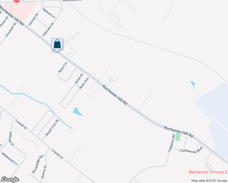 map of restaurants, bars, coffee shops, grocery stores, and more near 122 Rochester Hill Road in Rochester