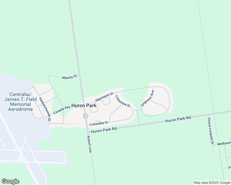 map of restaurants, bars, coffee shops, grocery stores, and more near 142 Algonquin Drive in Huron Park