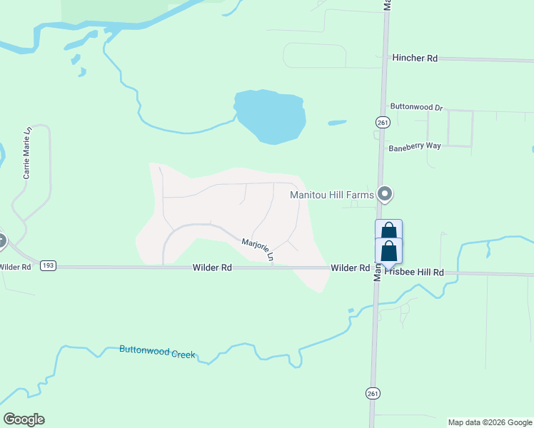 map of restaurants, bars, coffee shops, grocery stores, and more near 45 Marjorie Lane in Hilton