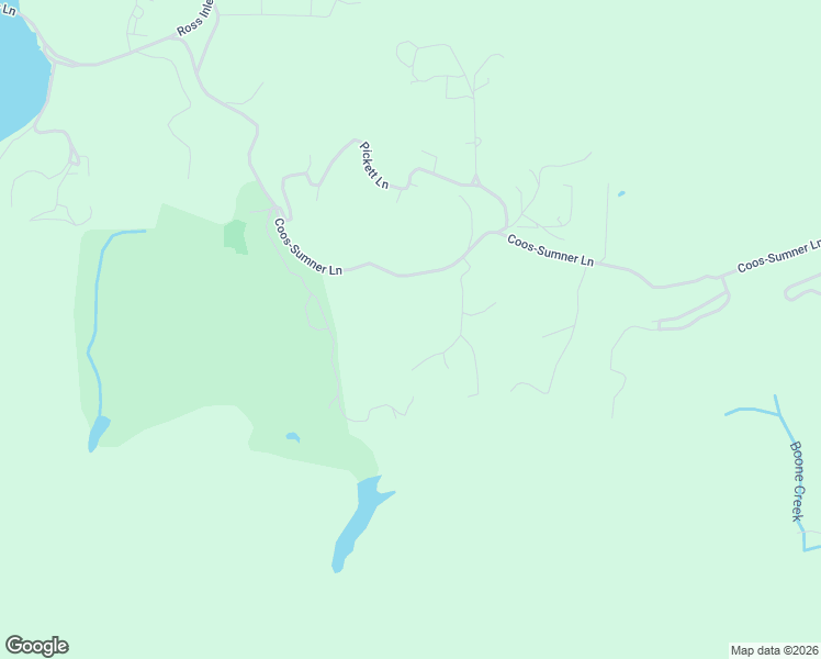 map of restaurants, bars, coffee shops, grocery stores, and more near 61372 Pierson Road in Coos Bay