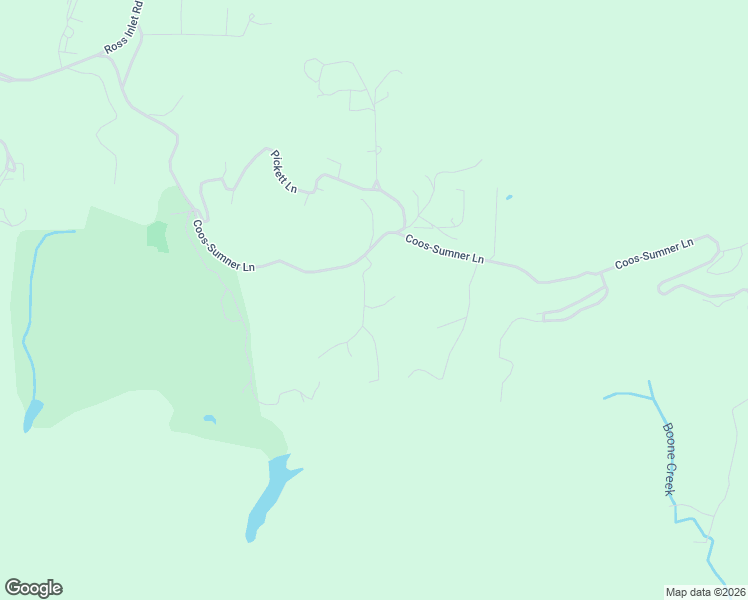 map of restaurants, bars, coffee shops, grocery stores, and more near 61393 Pierson Road in Coos Bay