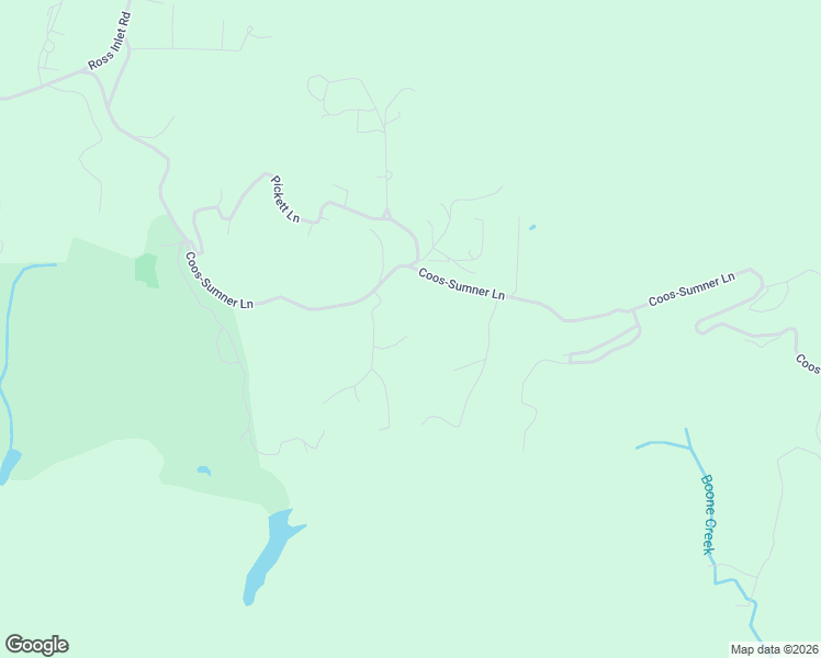 map of restaurants, bars, coffee shops, grocery stores, and more near 61393 Pierson Road in Coos Bay