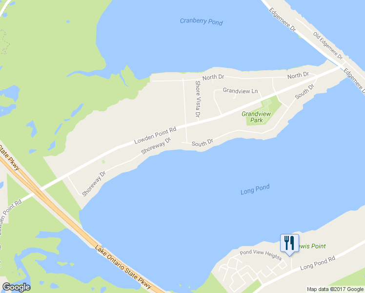 map of restaurants, bars, coffee shops, grocery stores, and more near 520 South Drive in Rochester