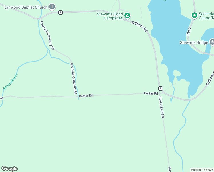 map of restaurants, bars, coffee shops, grocery stores, and more near 395 Parker Road in Corinth