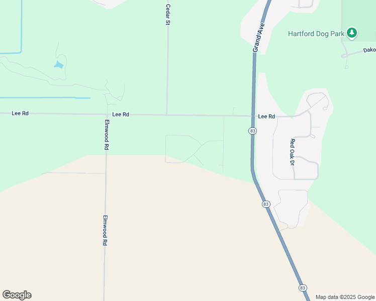 map of restaurants, bars, coffee shops, grocery stores, and more near 6977 Lark Avenue in Hartford