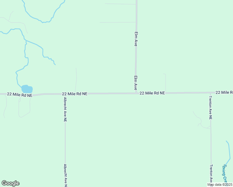 map of restaurants, bars, coffee shops, grocery stores, and more near 6227 22 Mile Road Northeast in Sand Lake