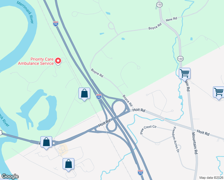 map of restaurants, bars, coffee shops, grocery stores, and more near 91 Boyce Road in Canterbury