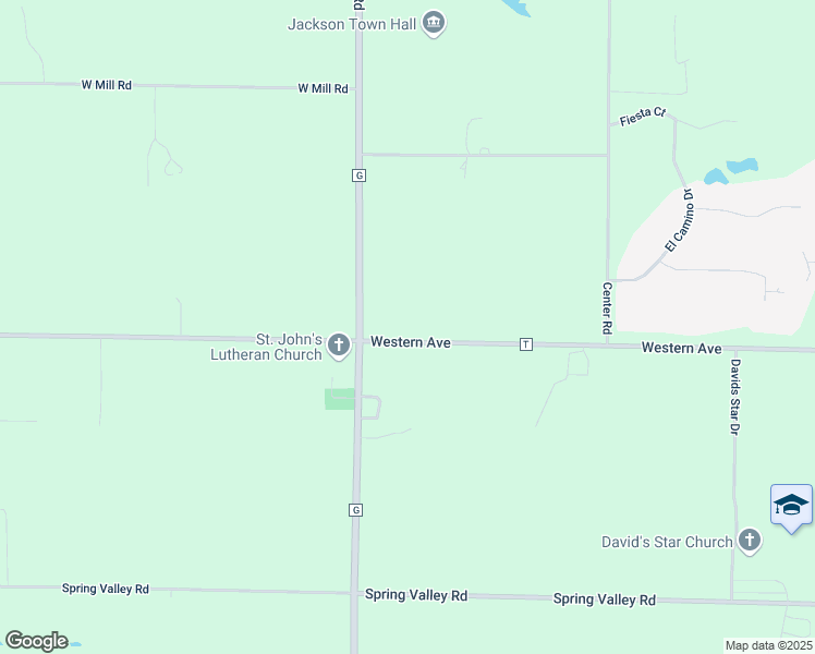 map of restaurants, bars, coffee shops, grocery stores, and more near 1666 Western Avenue in Jackson