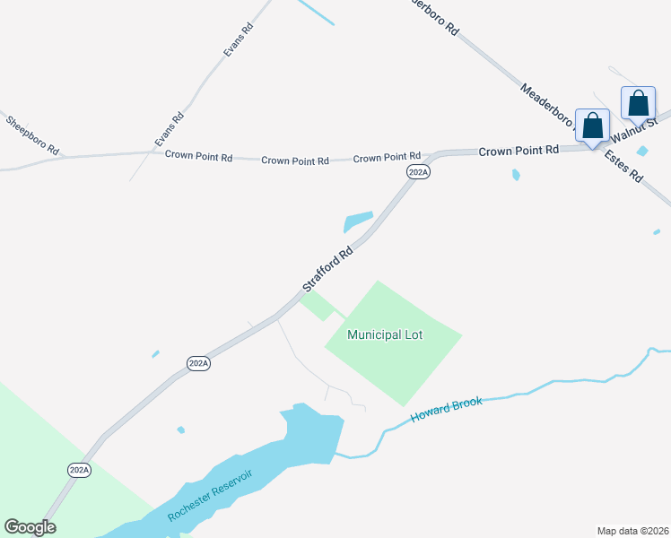 map of restaurants, bars, coffee shops, grocery stores, and more near 44 Strafford Road in Rochester