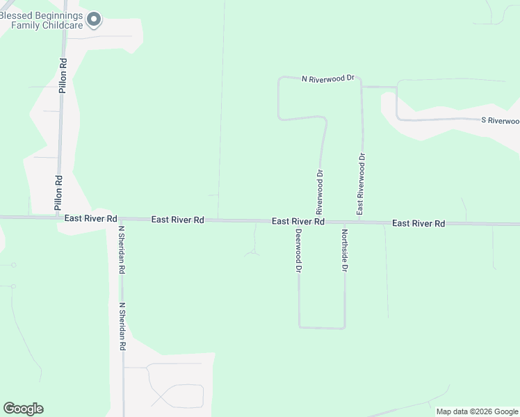 map of restaurants, bars, coffee shops, grocery stores, and more near 2762 East River Road in Twin Lake