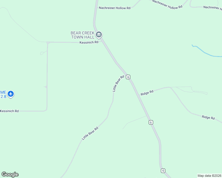 map of restaurants, bars, coffee shops, grocery stores, and more near S9651 Little Bear Road in Spring Green