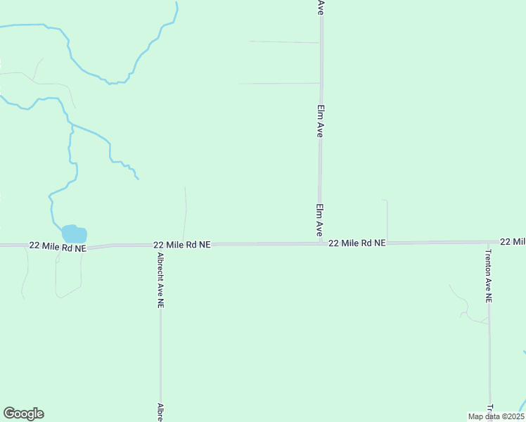 map of restaurants, bars, coffee shops, grocery stores, and more near 6227 22 Mile Road Northeast in Sand Lake