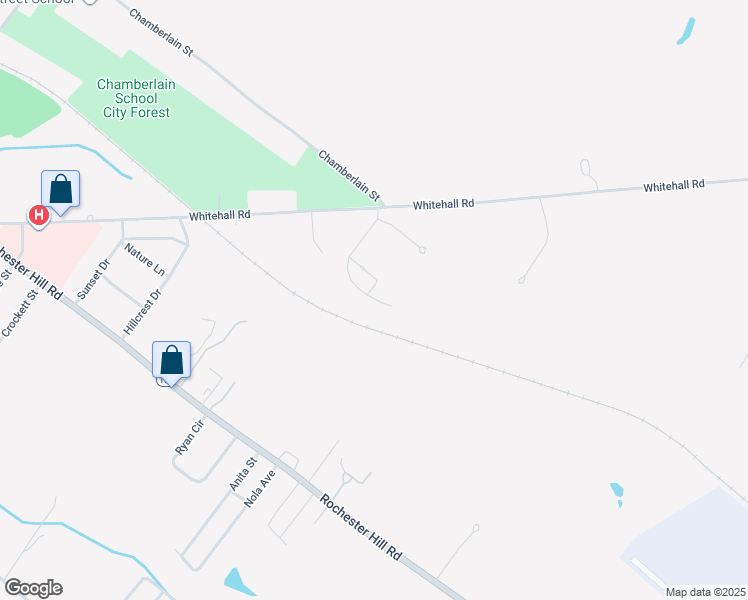 map of restaurants, bars, coffee shops, grocery stores, and more near Heritage Street in Rochester