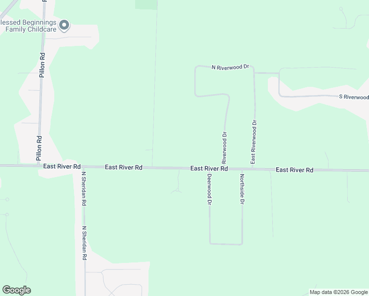 map of restaurants, bars, coffee shops, grocery stores, and more near 2762 East River Road in Twin Lake