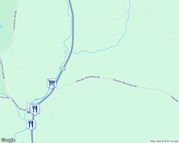 map of restaurants, bars, coffee shops, grocery stores, and more near 67 Chester Mountain Road in Weston