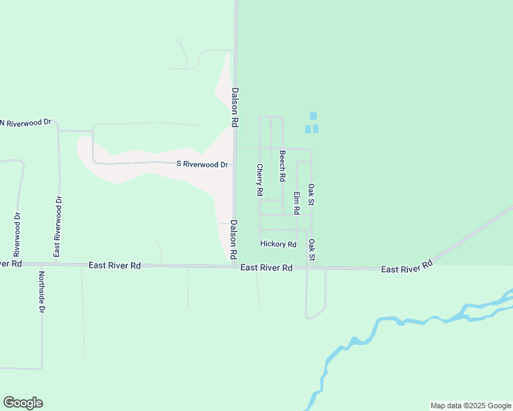 map of restaurants, bars, coffee shops, grocery stores, and more near 2301 Cherry Road in Twin Lake