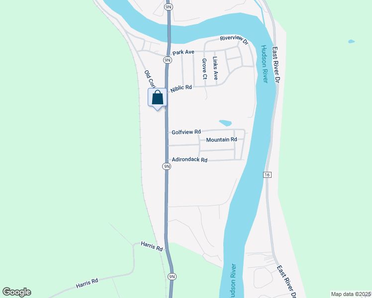 map of restaurants, bars, coffee shops, grocery stores, and more near 12 Mountain Road in Hadley