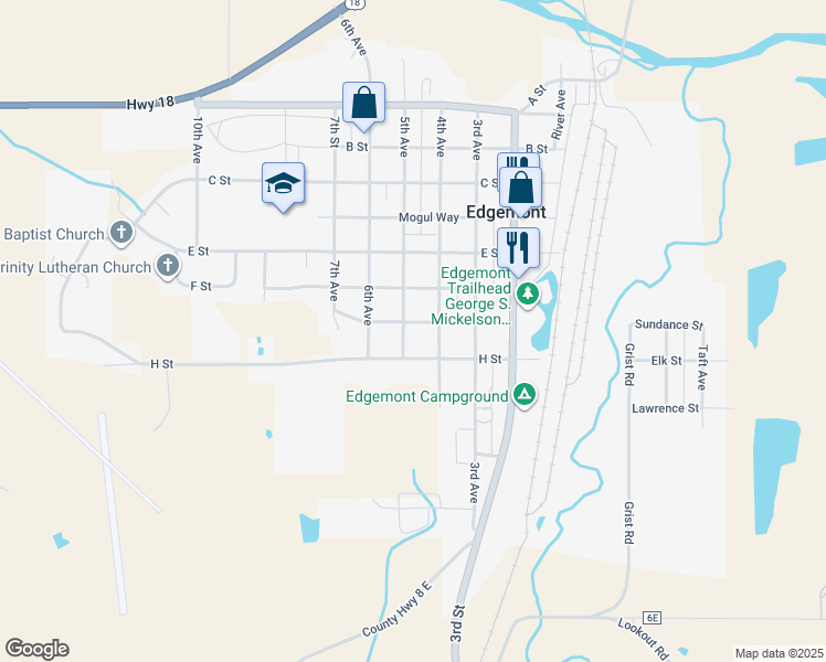map of restaurants, bars, coffee shops, grocery stores, and more near 700-716 4th Avenue in Edgemont