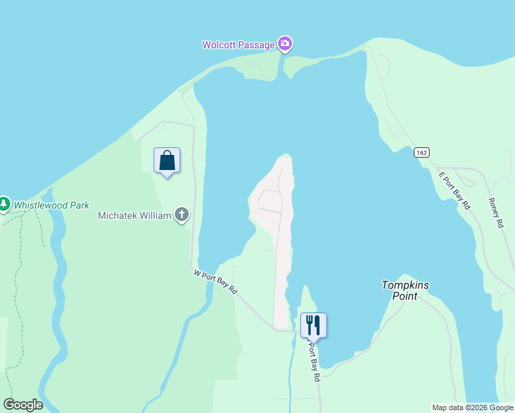 map of restaurants, bars, coffee shops, grocery stores, and more near 8339 Graves Point Road in Wolcott