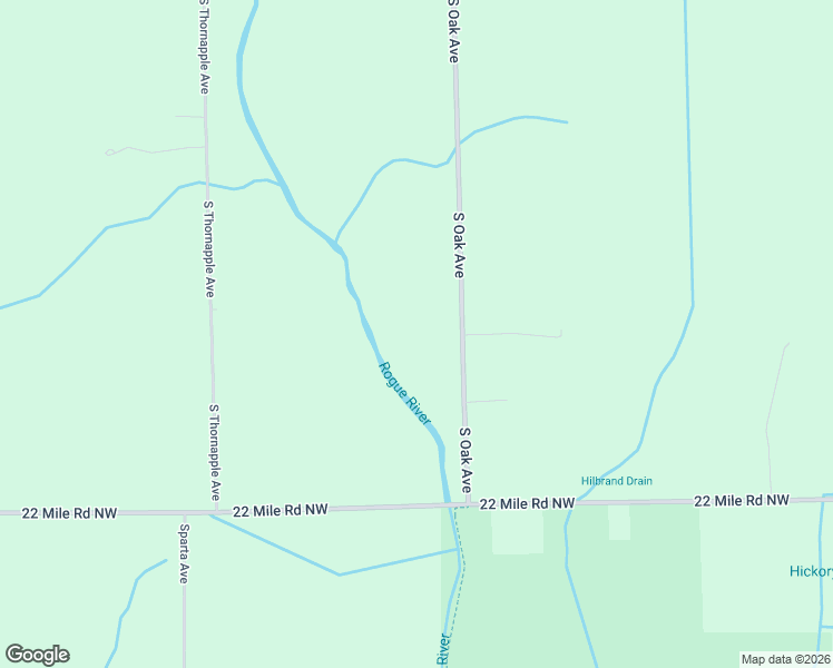 map of restaurants, bars, coffee shops, grocery stores, and more near 14077 South Oak Avenue in Kent City