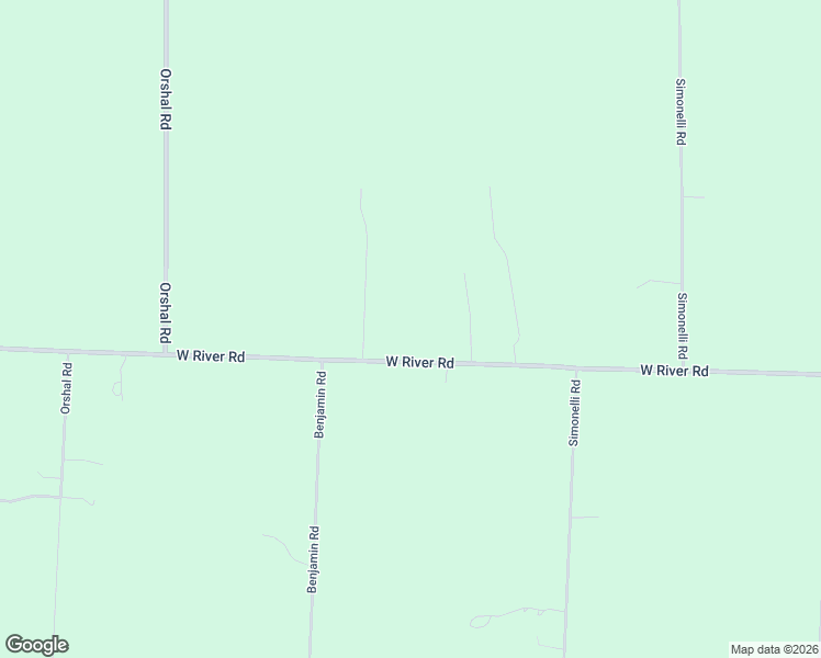 map of restaurants, bars, coffee shops, grocery stores, and more near 4212 West River Road in Muskegon