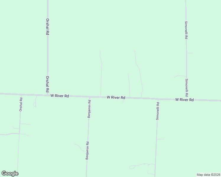 map of restaurants, bars, coffee shops, grocery stores, and more near 4212 West River Road in Muskegon