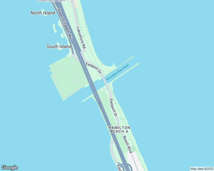 map of restaurants, bars, coffee shops, grocery stores, and more near 1750 Burlington Lift Bridge in Hamilton