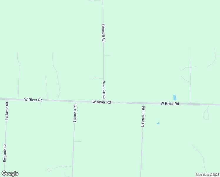 map of restaurants, bars, coffee shops, grocery stores, and more near 2300 Simonelli Road in Muskegon