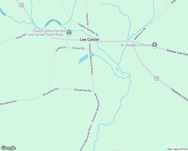 map of restaurants, bars, coffee shops, grocery stores, and more near 9036 Thomas Road in Lee Center