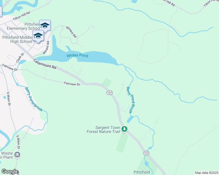 map of restaurants, bars, coffee shops, grocery stores, and more near 222 Catamount Road in Pittsfield