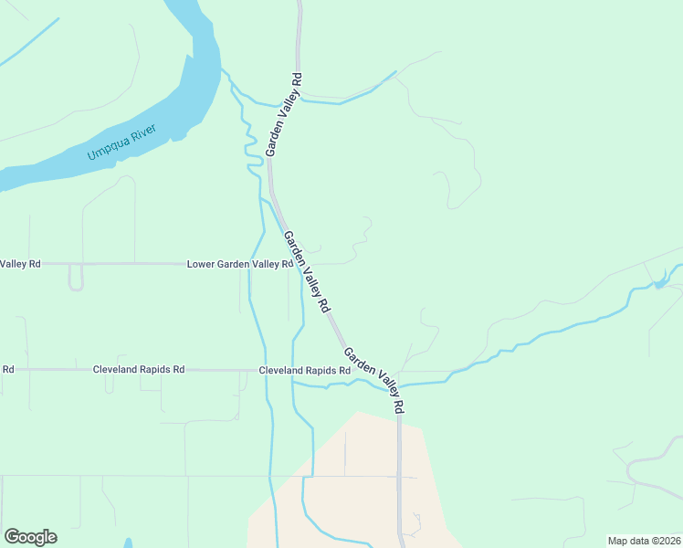 map of restaurants, bars, coffee shops, grocery stores, and more near 8981 Garden Valley Road in Roseburg