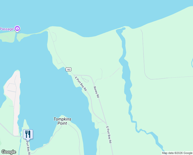 map of restaurants, bars, coffee shops, grocery stores, and more near 8348 Roney Road in Wolcott