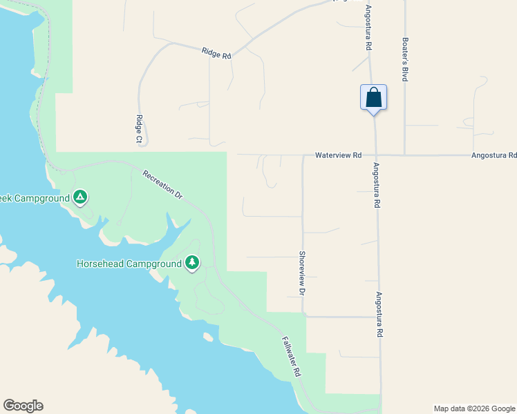 map of restaurants, bars, coffee shops, grocery stores, and more near 13372 Sea Gull Road in Hot Springs