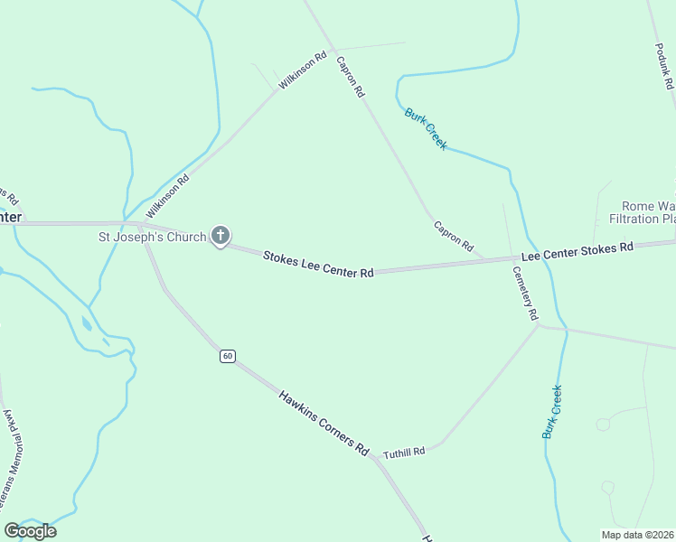 map of restaurants, bars, coffee shops, grocery stores, and more near 5831 Stokes Lee Center Road in Lee Center