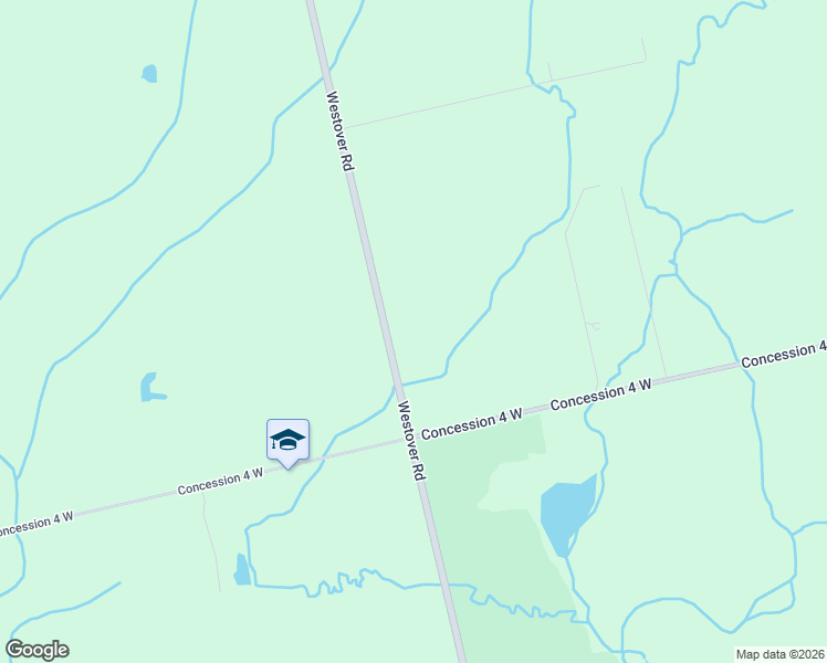 map of restaurants, bars, coffee shops, grocery stores, and more near 682 Westover Road in Hamilton