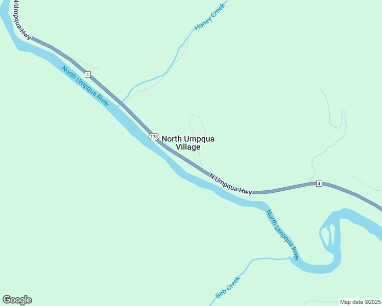 map of restaurants, bars, coffee shops, grocery stores, and more near 28910 North Umpqua Highway in Douglas County