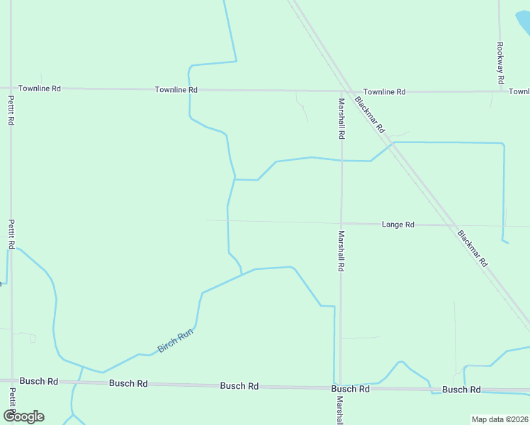 map of restaurants, bars, coffee shops, grocery stores, and more near 4787 Lange Road in Birch Run