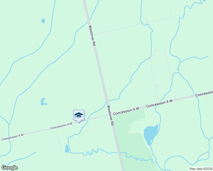 map of restaurants, bars, coffee shops, grocery stores, and more near 682 Westover Road in Hamilton