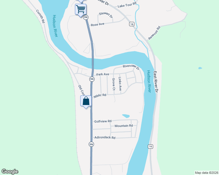 map of restaurants, bars, coffee shops, grocery stores, and more near 7 Grove Court in Hadley